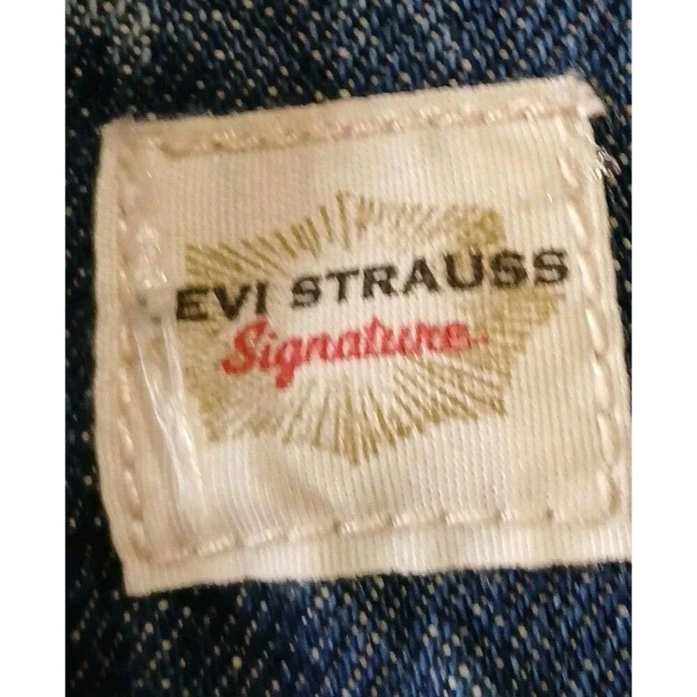 Levi Strauss Signature 1873 Men's Button-Up Denim Trucker Jean Jacket Blue XL